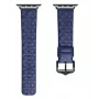 Dux Ducis Cinturino in vera pelle per Apple Watch 38/40/41mm - Blu