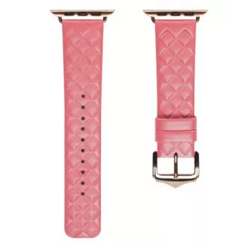 Dux Ducis Cinturino in Vera Pelle per Apple Watch Series 7/6/5/4/3/2/SE (38/40/41mm) - Rosso