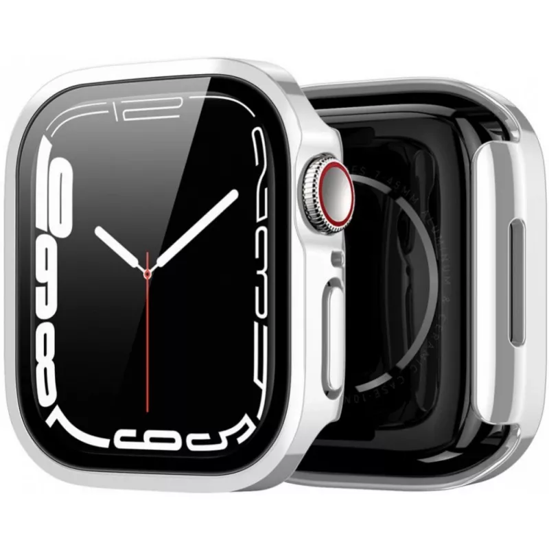 Dux Ducis Hamo Apple Watch Series 7/8/9 Case (PC) 45mm argento