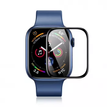 Pellicola protettiva Dux Ducis LCD PMMA con cornice per Apple Watch 10 46 mm nero