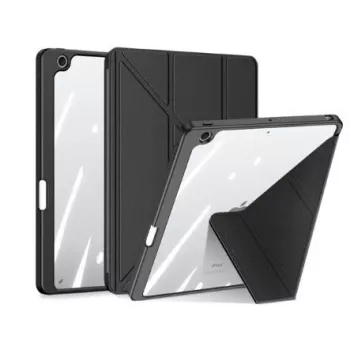 Dux Ducis Magi Case per iPad 10.9 2022 (10. generazione) Cover con porta penna Smart Cover Stand nero