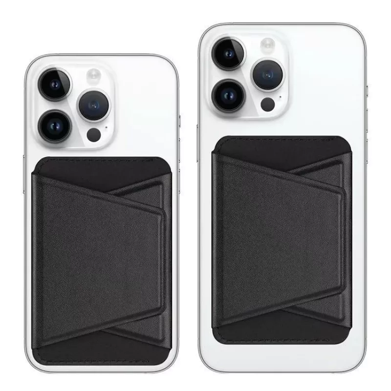 Dux Ducis Magnetic PU Leather Wallet Stand Case per Apple iPhone 13 Pro Max - Nero