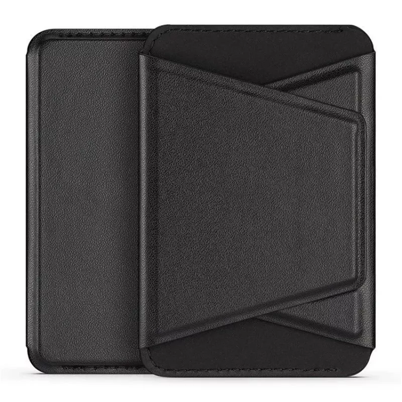 Dux Ducis Magnetic PU Leather Wallet Stand Case per Apple iPhone 13 Pro Max - Nero