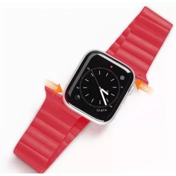 Dux Ducis cinturino magnetico per Apple Watch 7/6/5/4/3/2/SE (41/40/38mm) cinturino magnetico rosso