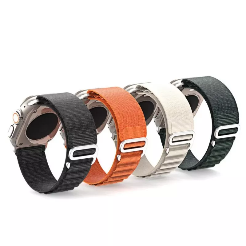 Dux Ducis Cinturino in nylon per Apple Watch 42/44/45/49 mm arancione