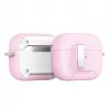Dux Ducis PECQ Series Custodia PC+TPU con gancio per Apple AirPods Pro 3, bianco/rosa