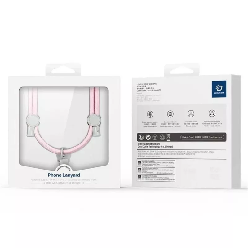 Tracolla per cellulare Dux Ducis Plaz rosa chiaro