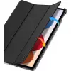 Dux Ducis Redmi Pad 2 Pro Domo Series cover tablet in PU leather con stand tri-fold nero