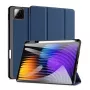 Dux Ducis Redmi Pad 7/7 Pro Domo Series cover per tablet in pelle PU con stand tri-fold blu