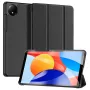 Dux Ducis Redmi Pad SE 8.7 Domo Series custodia per tablet in similpelle PU con supporto pieghevole in tre parti nera
