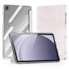 Dux Ducis Samsung Galaxy Tab A9 Plus Custodia TPU+PC+Pelle trasparente Rosa chiaro