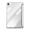 Dux Ducis Samsung Galaxy Tab A9 Plus Custodia TPU+PC+Pelle trasparente Rosa chiaro