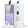 Dux Ducis Samsung Galaxy Z Flip5 5G custodia flip in pelle portafoglio viola