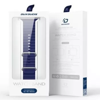 Dux Ducis Cinturino sportivo in silicone per Apple Watch 45/44/42mm - blu navy