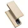 Dux Ducis Skin Pro Series Custodia flip con portacarte e stand per Xiaomi Redmi 12C / Poco C55, oro