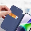 Dux Ducis Skin X Pro Magnetic Flip MagSafe Case per Apple iPhone 15 Plus - blu
