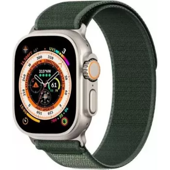 DUX DUCIS cinturino sport in velcro per Apple Watch 42/44/45/46/49mm verde