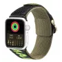 Dux Ducis cinturino (versione outdoor) per Apple Watch Ultra, SE, 8, 7, 6, 5, 4, 3, 2, 1 (49, 45, 44, 42 mm) cinturino in nylon nero verde