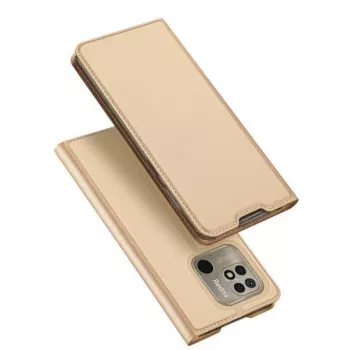 Dux Ducis Xiaomi Redmi 10C Skin Pro custodia flip oro