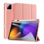 Dux Ducis Xiaomi Redmi Pad 7/7 Pro Domo Series cover tablet in pelle PU con supporto pieghevole rosa
