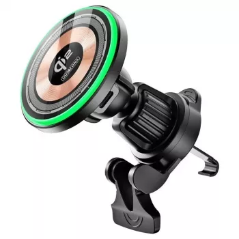 Caricabatterie wireless magnetico da auto Duzzona V5 Qi2 15W trasparente