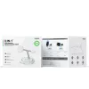 Duzzona W16 caricabatterie wireless magnetico 3-in-1 15W bianco