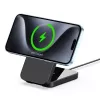 Duzzona W17 supporto di ricarica wireless 3-in-1 con MagSafe 15W nero