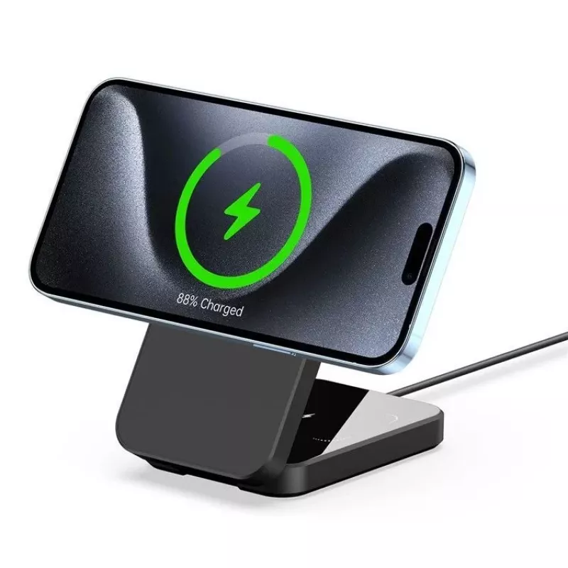 Duzzona W17 supporto di ricarica wireless 3-in-1 con MagSafe 15W nero