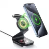 Duzzona W21 supporto di ricarica wireless 3-in-1 15W (certificato Qi2) nero