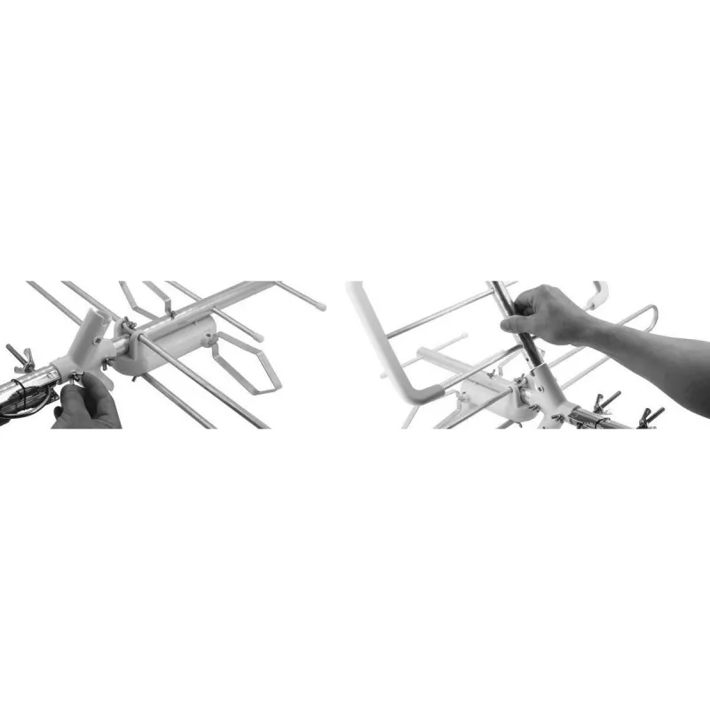 Antenna DVB-T/T2 Spacetronik EOS L Combo bianca (passiva)