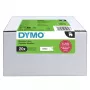 DYMO D1 nastro per etichettatura 9mm x 7m nero su bianco (confezione da 10)