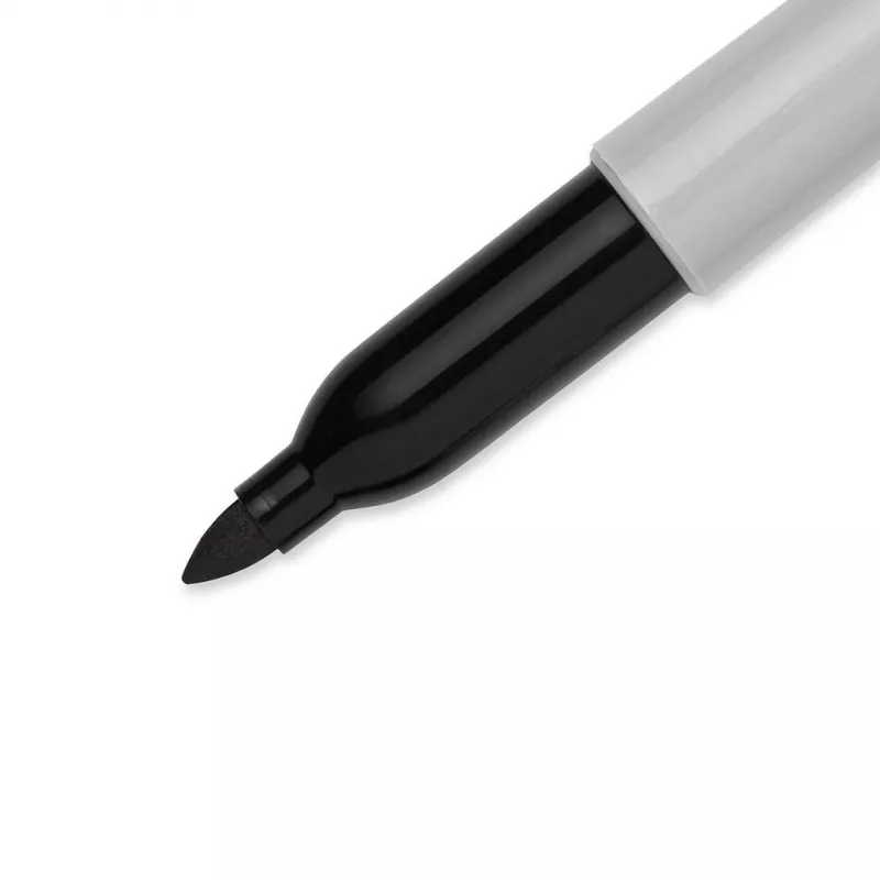 DYMO Sharpie Pennarello permanente a punta fine nero (confezione da 2)