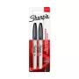 DYMO Sharpie Pennarello permanente a punta fine nero (confezione da 2)