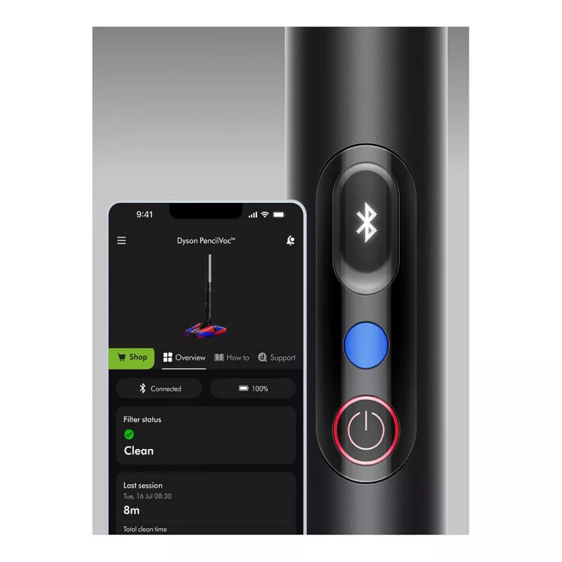 Dyson PencilVac Fluffycones aspirapolvere a batteria