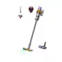 Dyson V15 Detect Absolute aspirapolvere a batteria, acciaio inox, 240AW, display LCD, 60 min di autonomia