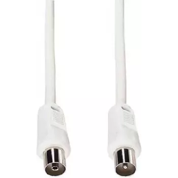 e+p HFT 1 cavo coassiale per antenna 1,5m bianco 75 Ohm connettore maschio a femmina IEC