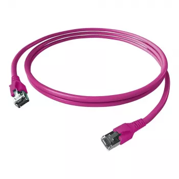 EASYLAN cavo patch FlexBoot Cat.6 S/FTP, viola, 1,0 m