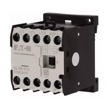 Eaton DILEM-10-G 24VDC mini contattore – 3 contatti principali + 1 NO, 4 kW @ 400V AC-3