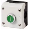 Eaton M22-D-G-X1/KC11/I Pulsante a pannello grigio, 1NO+1NC, momentaneo, 22,5mm, IP66/IP67/IP69K 216522