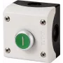 Eaton M22-D-G-X1/KC11/I Pulsante a pannello grigio, 1NO+1NC, momentaneo, 22,5mm, IP66/IP67/IP69K 216522