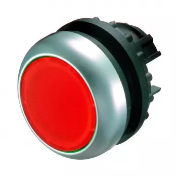 Eaton M22-DL-R pulsante luminoso, piatto, rosso, momentaneo, 22,5 mm