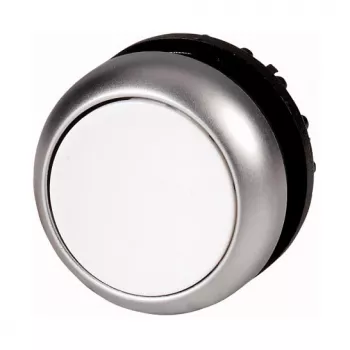 Eaton M22-DL-W attuatore a pulsante, bianco, anello frontale in metallo, 22,5 mm