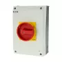 Eaton P3-63/I4/SVB interruttore generale tripolare con funzione di arresto di emergenza, 63 A, montaggio sporgente, grigio/rosso