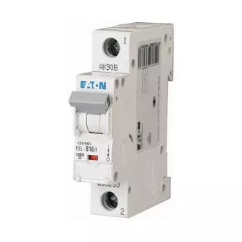 Eaton PXL-C16/1 interruttore automatico magnetotermico 16A, 1 polo, curva C, 10kA