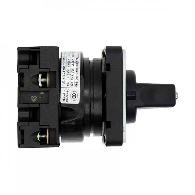 Eaton T0-1-15431/E interruttore a camme 1 polo 20A, 690V AC, nero/grigio, montaggio frontale, IP65