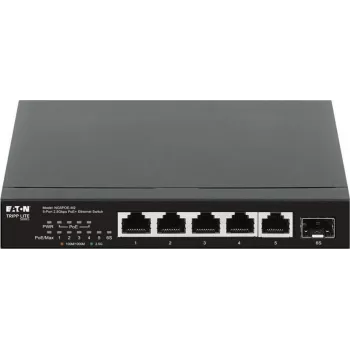 Eaton Tripp Lite Series Switch desktop Gigabit Ethernet non gestito PoE+ Pass-Through 5 porte 2,5 Gbps 70W metallo