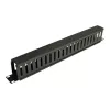 Eaton Tripp Lite Series armadio rack gestore cavi orizzontale (finger duct) 1URM - nero - 1U - 19 pollici