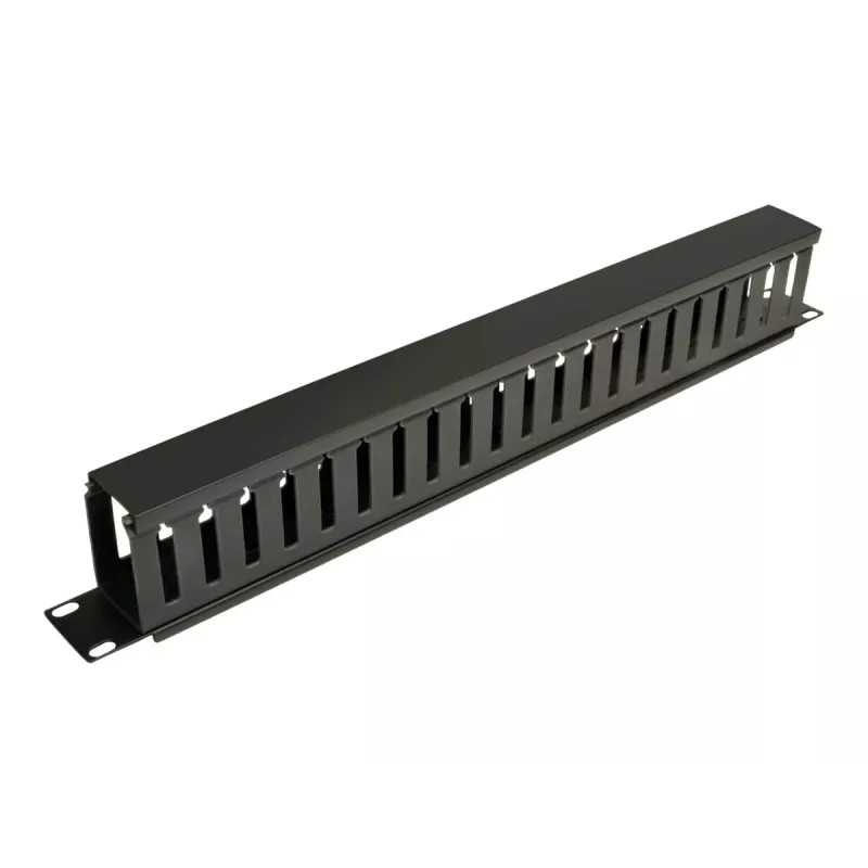 Eaton Tripp Lite Series armadio rack gestore cavi orizzontale (finger duct) 1URM - nero - 1U - 19 pollici