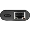 Eaton Tripp Lite U436-06N-GB-C adattatore USB-C a Gigabit Ethernet con funzione di ricarica USB-C PD - Thunderbolt 3 - nero