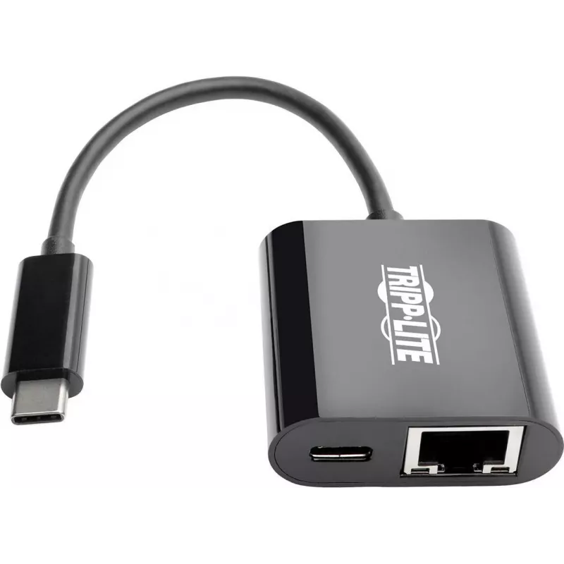 Eaton Tripp Lite U436-06N-GB-C adattatore USB-C a Gigabit Ethernet con funzione di ricarica USB-C PD - Thunderbolt 3 - nero